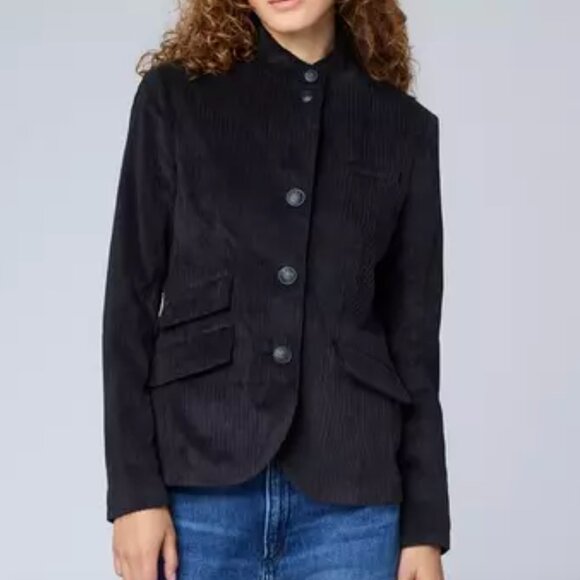 rag & bone Jackets & Blazers - Rag & Bone Slade Blazer Size 0 in Black Corduroy